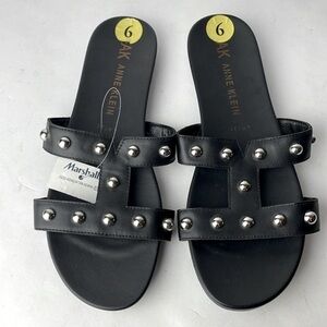 NEW Anne Klein Estelle Black Sandals 9